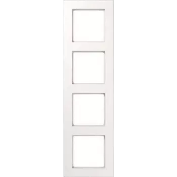 Moldura 4 vias resistente a quebras para combinações horizontais e verticais A5584BFWW (A5584BFWW)