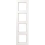 Moldura 4 vias resistente a quebras para combinações horizontais e verticais A5584BFWW (A5584BFWW)