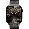 APPLE Watch Series 10 GPS + Cellular 42 mm caixa de titânio em ardósia com pulseira Milanese Loop em ardósia