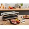 Grelhador elétrico de contacto Tefal OptiGrill+ XL aço inoxidável — grande capacidade, programas automáticos de cozedura