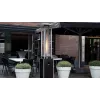 Aquecedor a gás SUNRED Flame Torch | SFT15B | aquecedor de terraço | 12000 W | preto