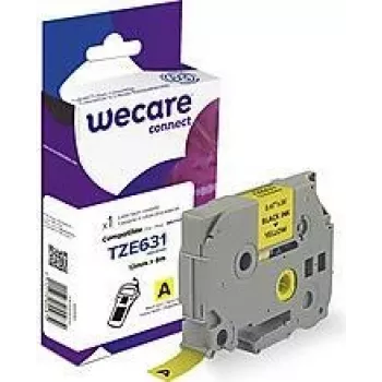 Fita de etiquetar Armor K80010W4 preto sobre amarelo TZe