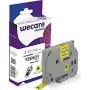 Fita de etiquetar Armor K80010W4 preto sobre amarelo TZe