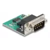 Conversor série DeLOCK 90781 repetidor isolador USB 2.0 RS-232 preto verde