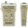 Testador de cabos de rede Voltcraft CT-1 para BNC e RJ-45, testa 10Base-T UTP/STP