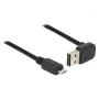 Cabo USB DeLOCK 1 m USB 2.0-A para Micro-B