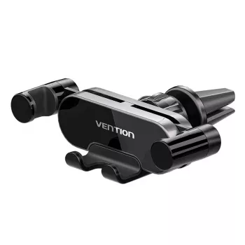 Suporte de telemóvel para automóvel Vention com fixação automática e clipe bico de pato cinzento para barras transversais