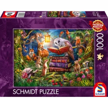 Puzzle Schmidt Spiele Waldgeschichten bei Nacht – 1000 peças