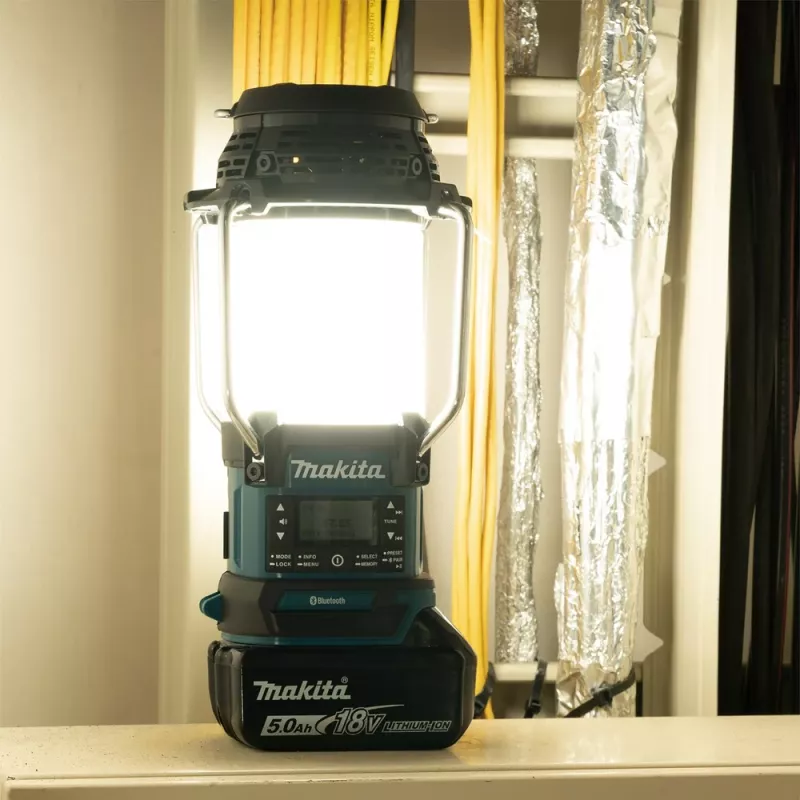 Makita DMR056 Rádio Portátil Analógico e Digital Preto, Azul