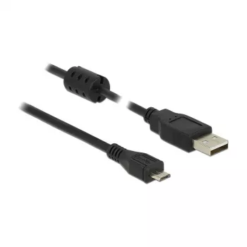 Cabo USB DeLOCK 5 m USB 2.0-A Micro-B preto