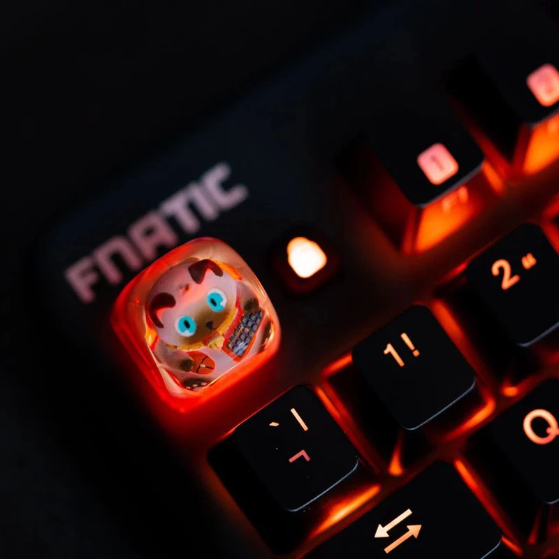 Fnatic Artisan Keycap Loeya tecla para teclado, laranja