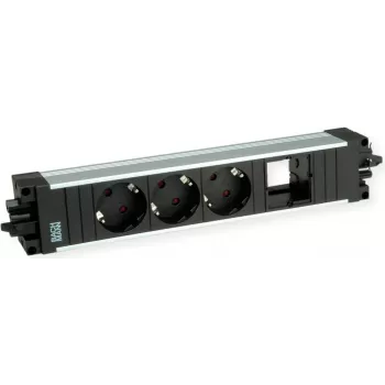 Bachmann STEP ALU 3xCEE7/3 1xCM GST18 extensão com tomadas (906.0237)