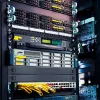 Qoltec 54516 patch panel para rack de 19 polegadas, 24 portas, 1U, UTP, preto