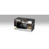 Rádio-despertador Muse M-192 CR — relógio digital, sintonizador FM, ecrã LED de 1,8 polegadas, madeira preta, AC 100–240V, backup AAA