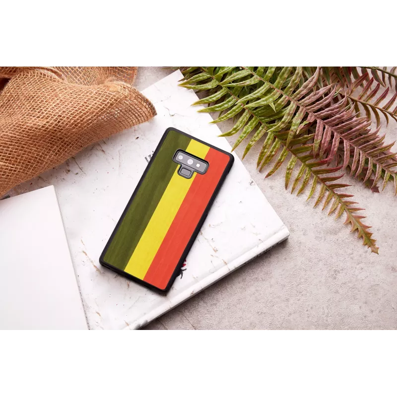 Capa para smartphone Man and Wood para Samsung Galaxy Note 9 — Reggae preto capa protetora