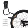 Suporte de parede para bicicleta MACLEAN MC-433 suporte vertical para bicicleta, dobrável, largura ajustável, para bicicletas até 20 kg, preto