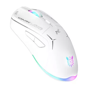Rato gaming Onikuma CW917 2.4G com fio branco