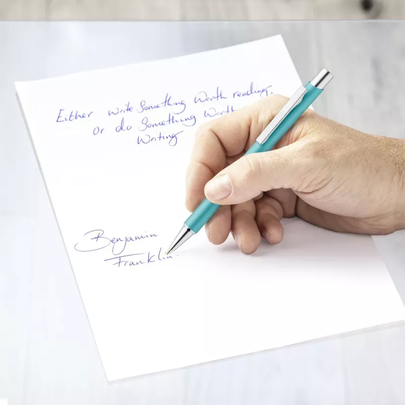 Staedtler elance 421 45 caneta esferográfica retrátil, Pacific Blue, tinta azul