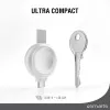 Carregador 4smarts QI2 smartwatch prateado USB carregamento rápido sem fios