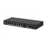 Dahua Technology PoE PFS3110-8ET1GT1GF-96 Não gerido Gigabit Ethernet (10/100/1000) Power over Ethernet (PoE) Preto