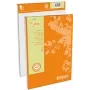 Calligraphe Forever bloco de notas A4 quadriculado, 100 folhas, papel reciclado 70 g/m2, pack de 5