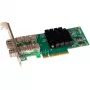Placa de rede Sonnet Twin25G interna Fiber PCI Express 25 Gbps, verde