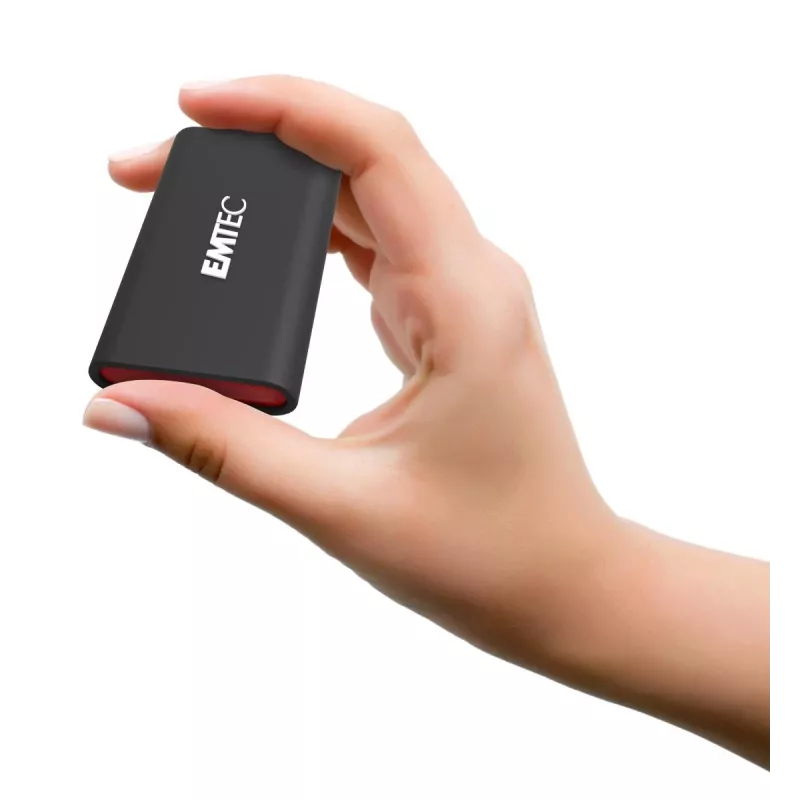 Emtec X210 ELITE 2 TB USB Type-C 3.2 Gen 2 (3.1 Gen 2) preto, vermelho