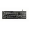 Teclado Full-Size com fios Gembird KBS-UM-04 USB QWERTY US-Inglês com rato, preto, cabo de 1,5 m
