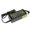 Fonte de alimentação Green Cell AD41P 65W para portáteis ASUS, 19V 3,42A, interior, preto