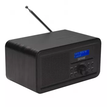 DENVER DAB-30 preto rádio pessoal