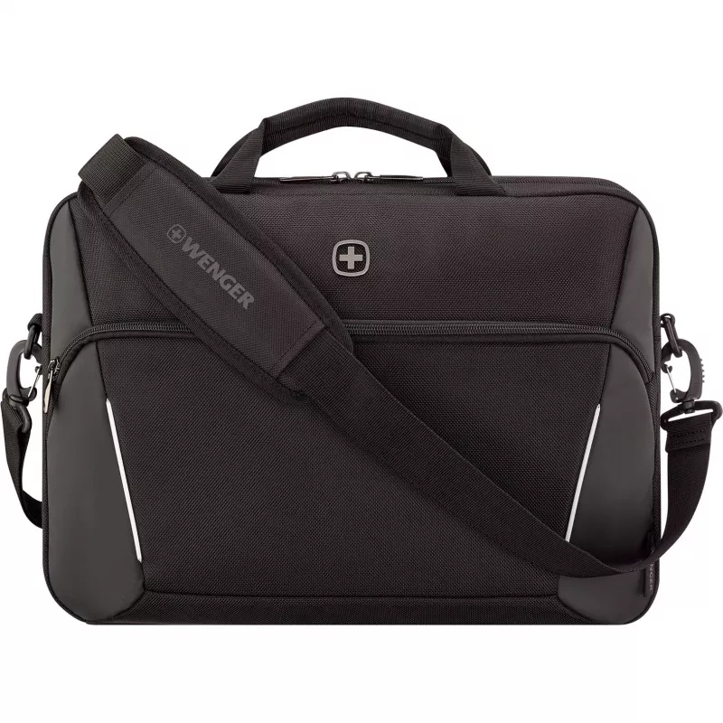 Pasta para portátil Wenger XE Compact Brief 16 com compartimento para tablet, preto