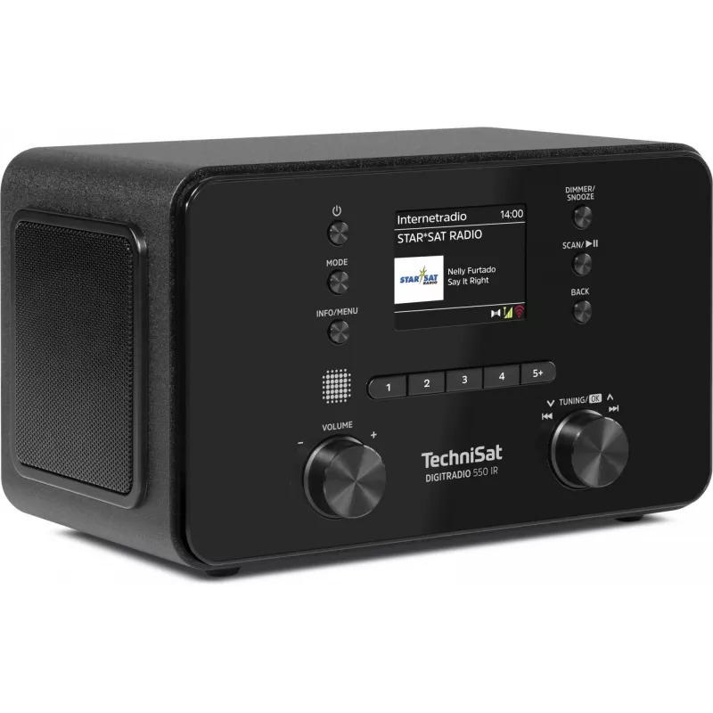Rádio pessoal TechniSat DigitRadio 550 IR Digital DAB+ FM 100W