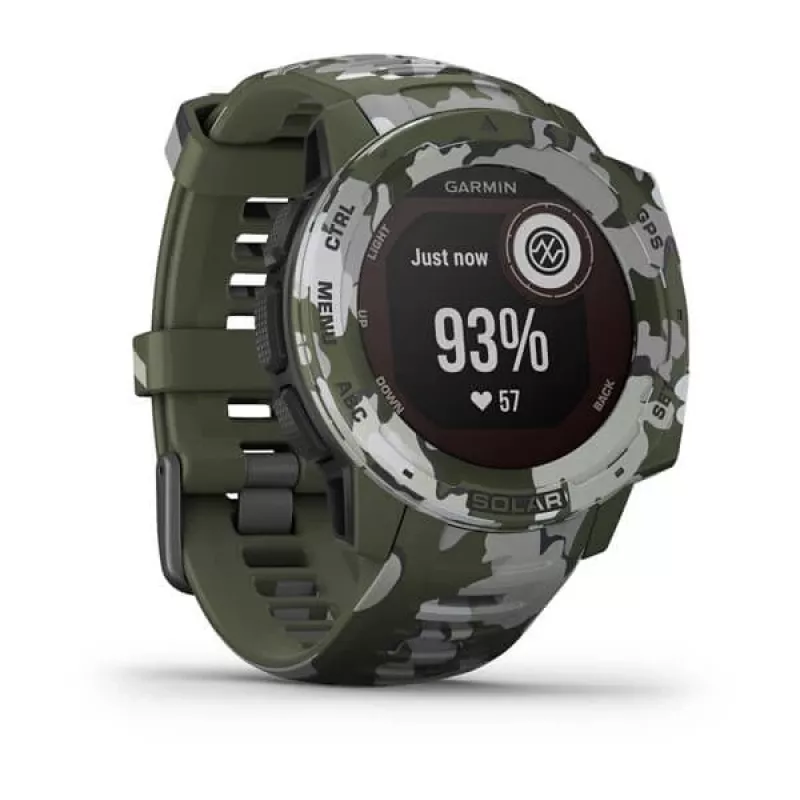 Relógio GPS Garmin Instinct Solar Camo Edition camuflagem