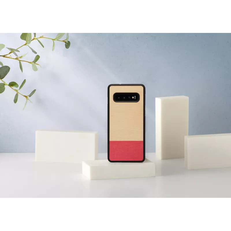 Capa para smartphone Man and Wood para Galaxy S10 — miss match preto