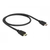 Cabo HDMI High Speed com Ethernet Delock 84751, HDMI-A macho para HDMI-A macho (19 pinos), 4K, 28 AWG, 0,5 m, preto
