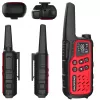 Baofeng BF-T25E conjunto de walkie-talkies, 2 unid., vermelho
