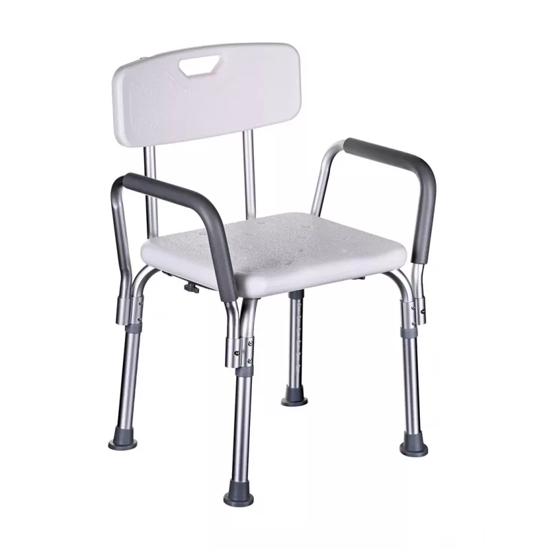 ActionMed cadeira de duche com encosto e apoios de braços