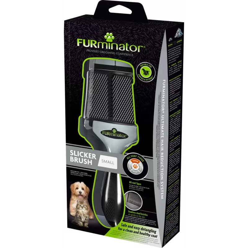 FURminator - Escova de cardar para cães e gatos - S