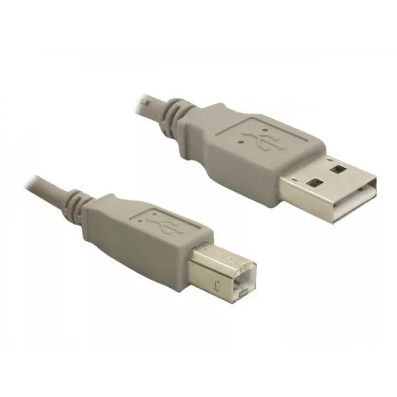 Cabo USB DeLOCK 82215 1,8 m USB A USB B cinzento