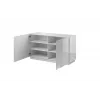 Aparador Cama Sideboard 2D REJA branco brilhante/branco brilhante