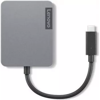 Hub de viagem USB-C Lenovo SC11A30368 com 4 portas incl. HDMI e Ethernet