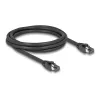 DeLOCK Cabo de rede RJ45 Cat.8.1 S/FTP 2m 40Gbps preto