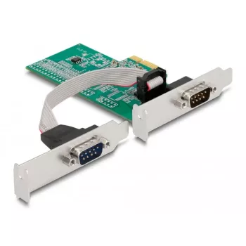 Placa adaptadora série PCIe DeLOCK 89555 - 2 x RS-232