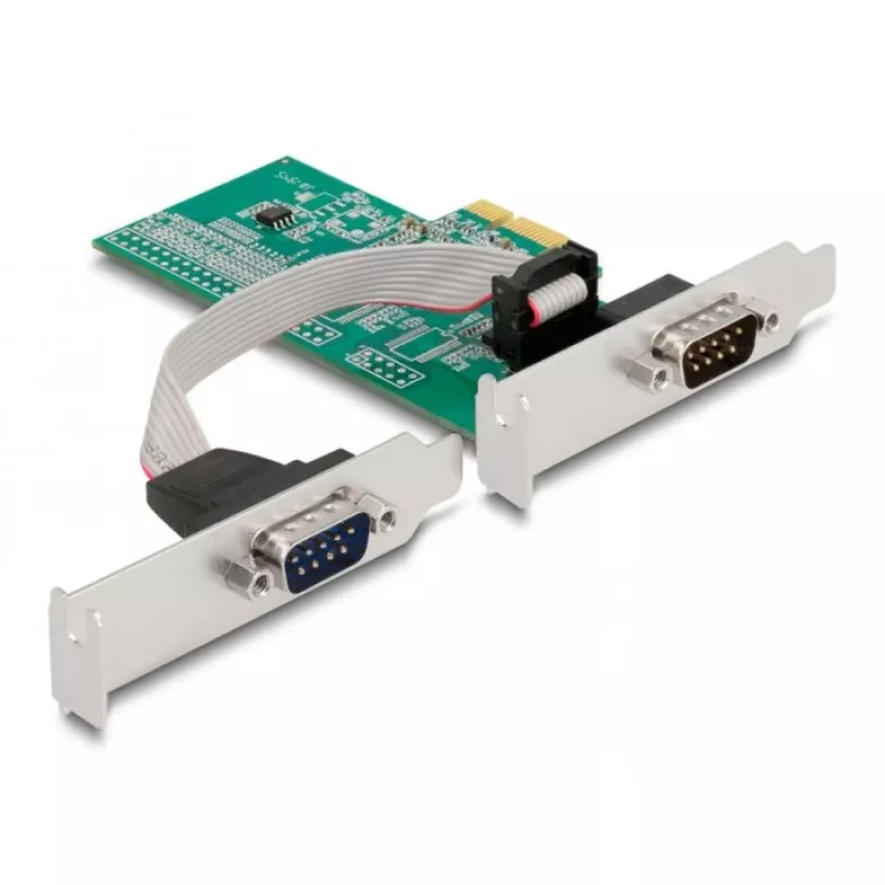 Placa adaptadora série PCIe DeLOCK 89555 - 2 x RS-232
