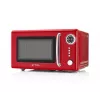 Micro-ondas de bancada ETA Storio Vermelho Solo – 20 L, 700 W, 5 níveis de potência, prato giratório de 245 mm