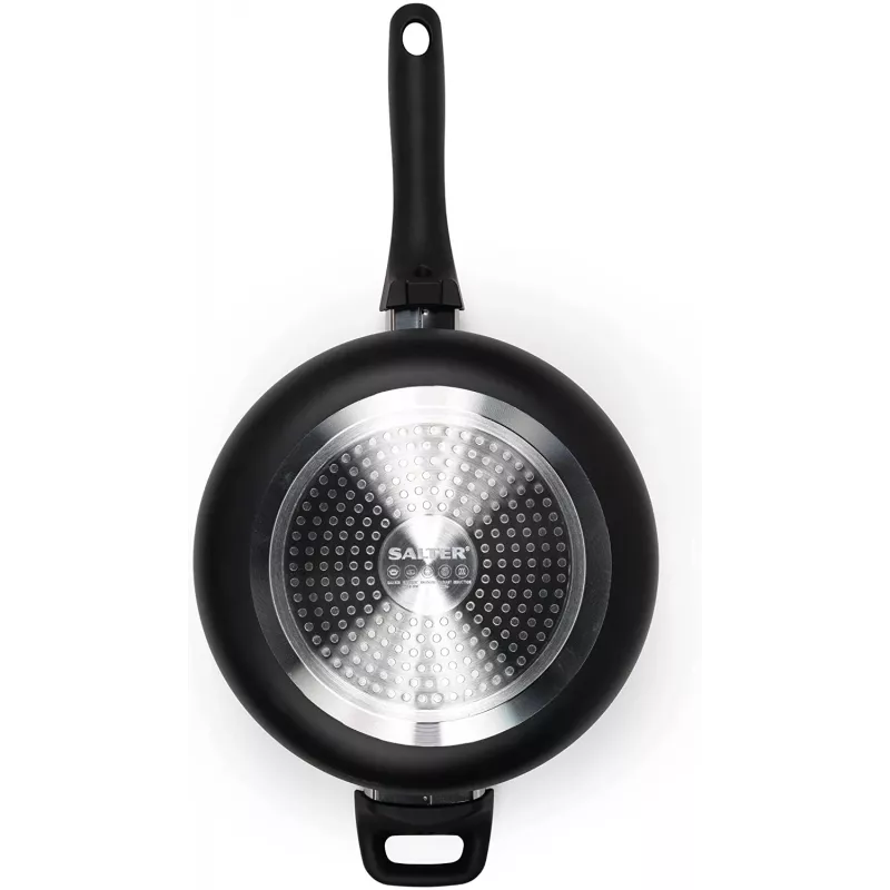 Conjunto de panelas Russell Hobbs RH01840EU7 – 4 peças empilháveis, marmorizado metálico