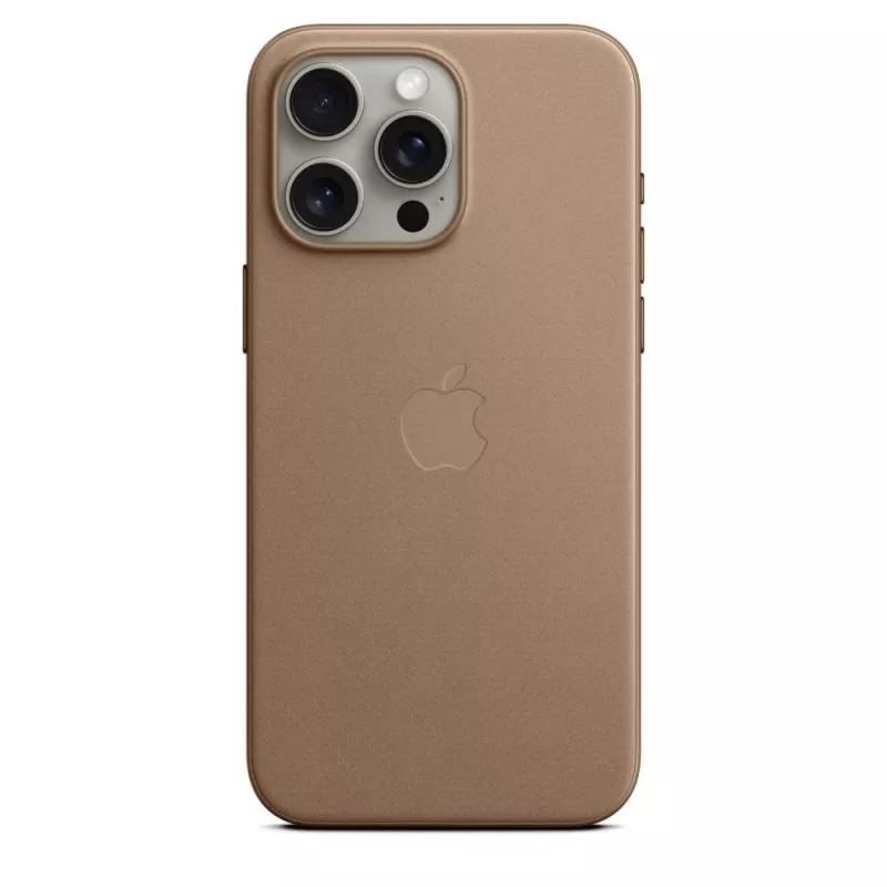 Capa FineWoven com MagSafe para Apple iPhone 15 Pro Max – Taupe
