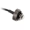 Tampões LED ARGB XSPC G1/4 5V 3-Pin, preto/cromado