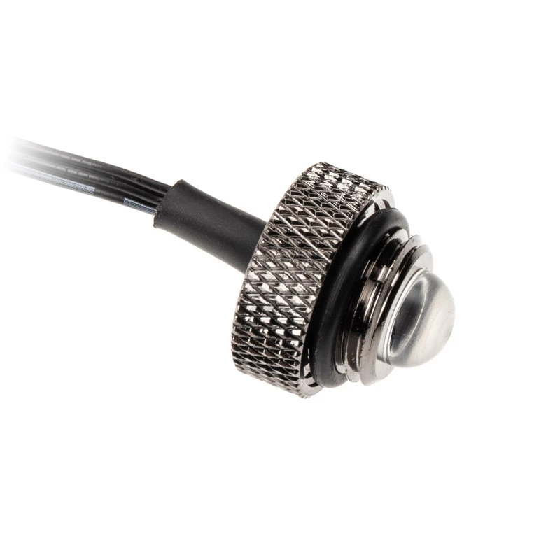 Tampões LED ARGB XSPC G1/4 5V 3-Pin, preto/cromado