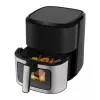 Fritadeira sem óleo N'oveen AF770 X-LINE preta, prateada